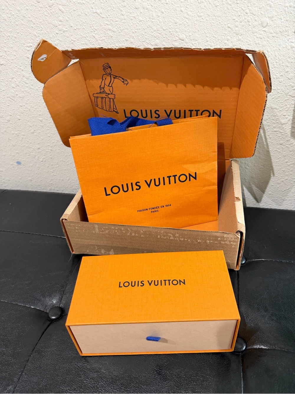 Authentic Louis Vuitton empty box.